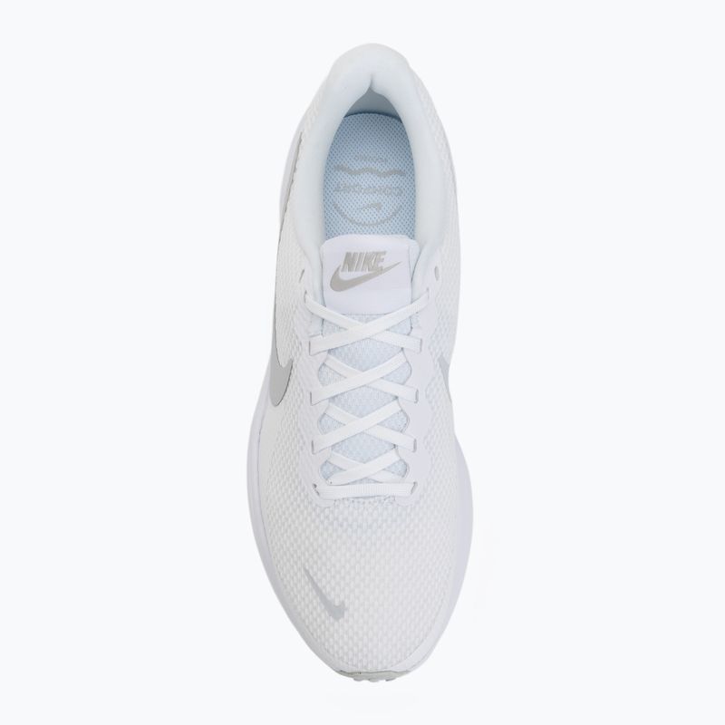 Vyriški bėgimo bateliai Nike Revolution 8 White/Pure Platinum 5