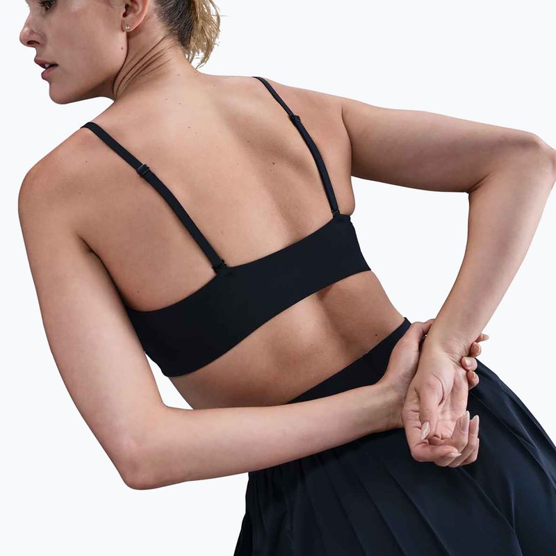 Treniruočių liemenėlė Nike Form Light-Support Triangle black/smoke grey/dark smoke 5