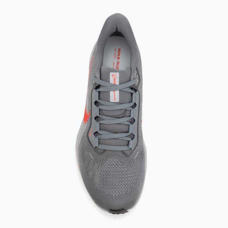 Vyriški bėgimo bateliai Nike Pegasus 41 cool grey/wolf grey/pure platinum/bright crimson 5