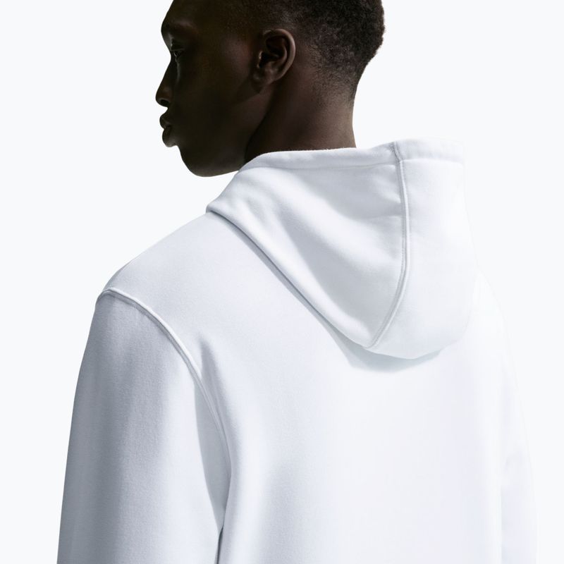 Vyriškas džemperis Nike Club Pullover Hoodie white/white/black 5