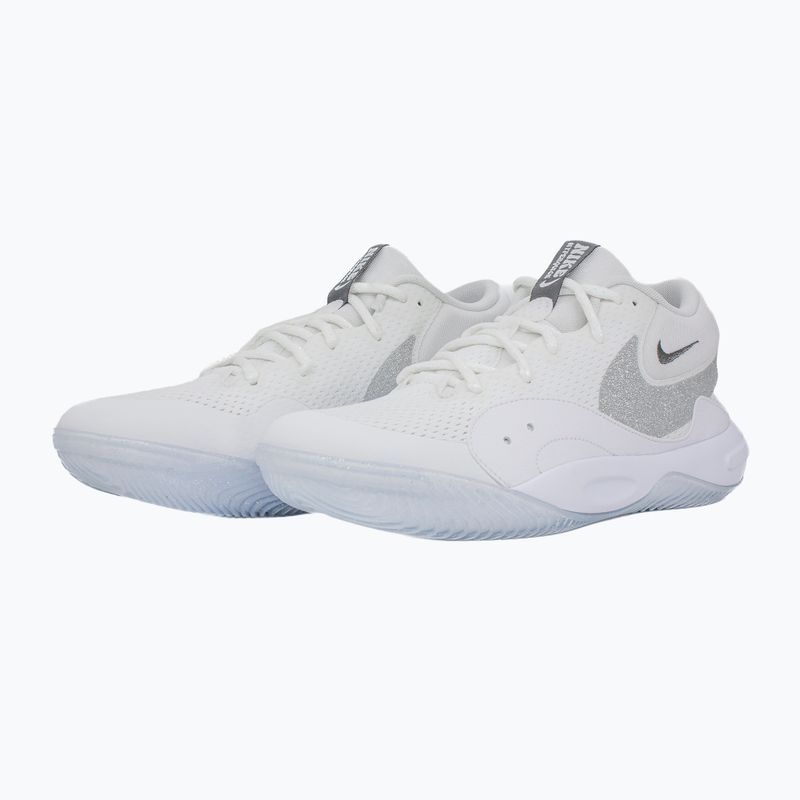 Moterų tinklinio bateliai Nike Hyperquick Court Flight SE smmit white/metallic silver/pure platinum 10
