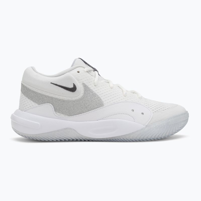 Moterų tinklinio bateliai Nike Hyperquick Court Flight SE smmit white/metallic silver/pure platinum 2