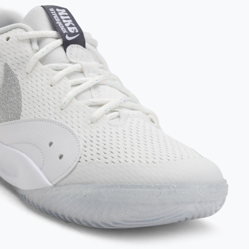 Moterų tinklinio bateliai Nike Hyperquick Court Flight SE smmit white/metallic silver/pure platinum 7