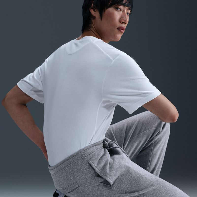 Vyriškos kelnės Nike Club Jogger dark grey heather/light smoke grey/white 5