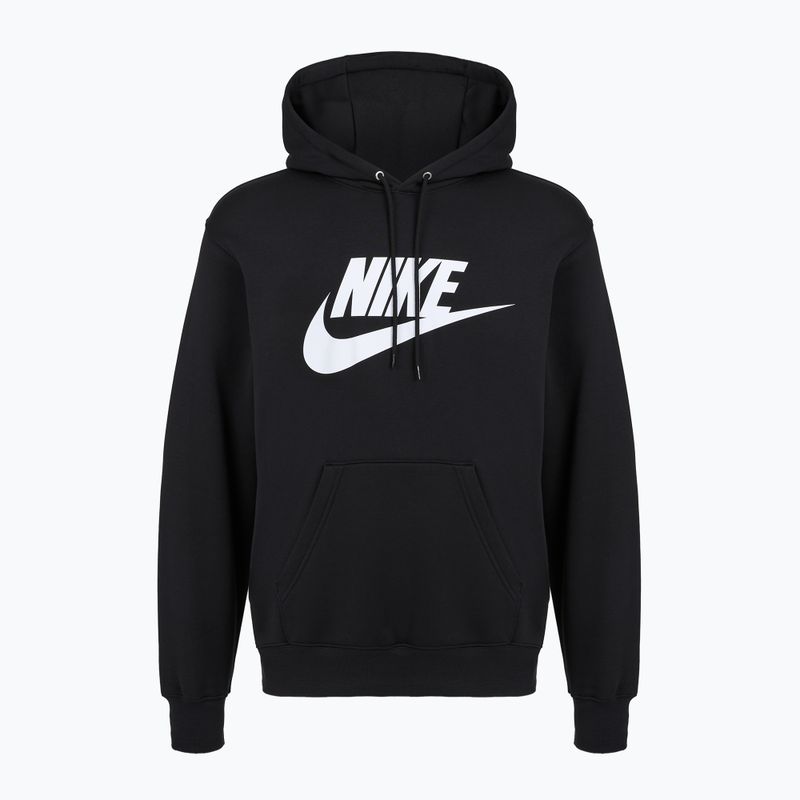 Vyriškas džemperis Nike Club Pullover Hoodie black/black/white 6