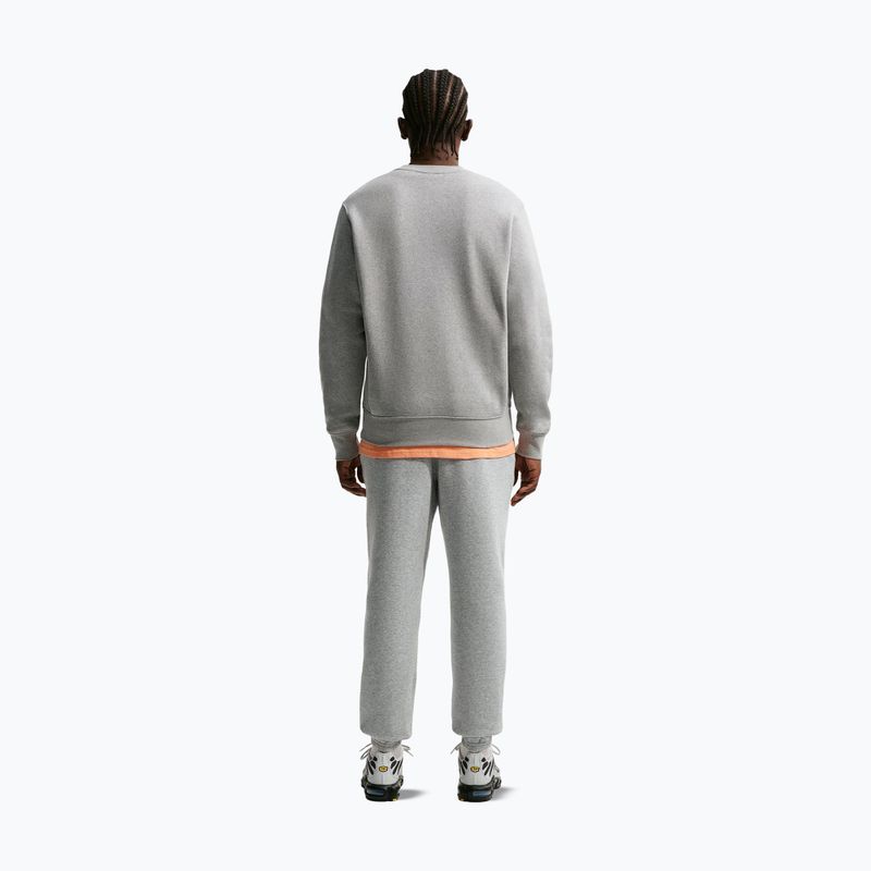 Vyriškos kelnės Nike Club Cuffed Brushed dark grey heather/light smoke grey/white 3