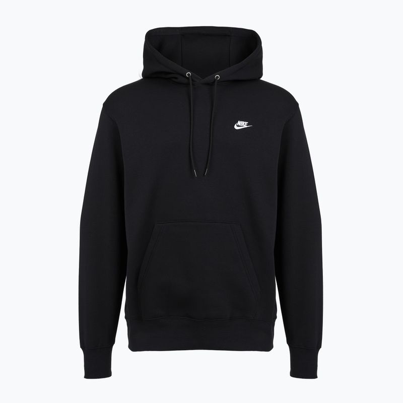 Vyriškas džemperis Nike Club Pullover Hoodie black/black/white 6