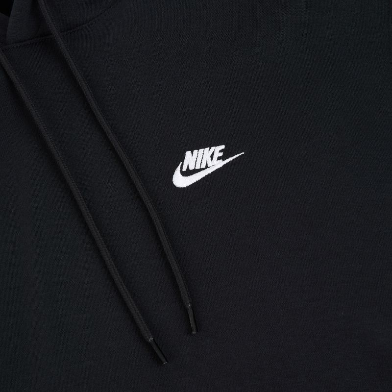Vyriškas džemperis Nike Club Pullover Hoodie black/black/white 8