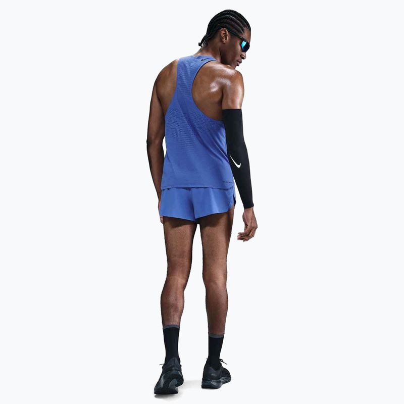 Vyriški bėgimo marškinėliai Nike AeroSwift Dri-Fit ADV comet blue / black 3