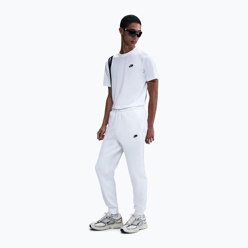 Vyriškos kelnės Nike Club Jogger white/white/black 2