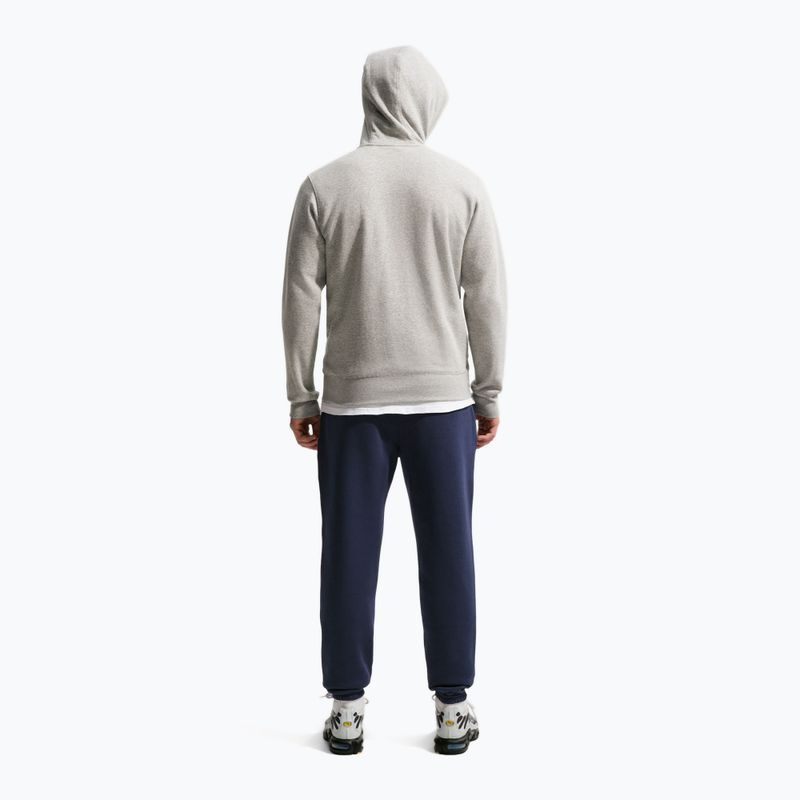 Vyriškos kelnės Nike Club Cuffed Brushed obsidian/obsidian/white 3