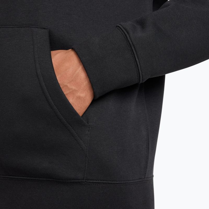 Vyriškas džemperis Nike Club Full Zip Hoodie black/black/white 6