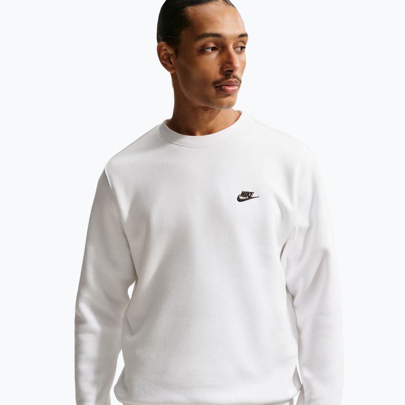 Vyriškas džemperis Nike Club Fleece Crew white/black 4