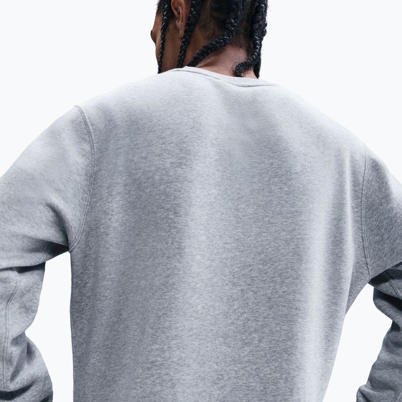 Vyriškas džemperis Nike Sportswear Club Graphic Fleece Crew dark grey heather/white 5