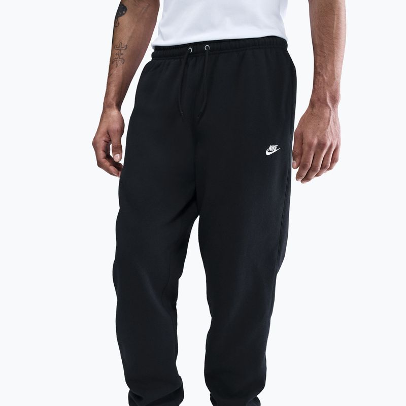 Vyriškos kelnės Nike Club Cuffed Brushed black/black/white 4