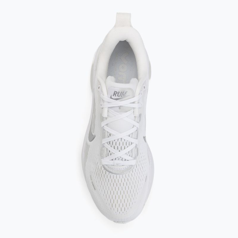 Moteriški bėgimo bateliai Nike Vomero 18 white/photon dust/metallic silver 5