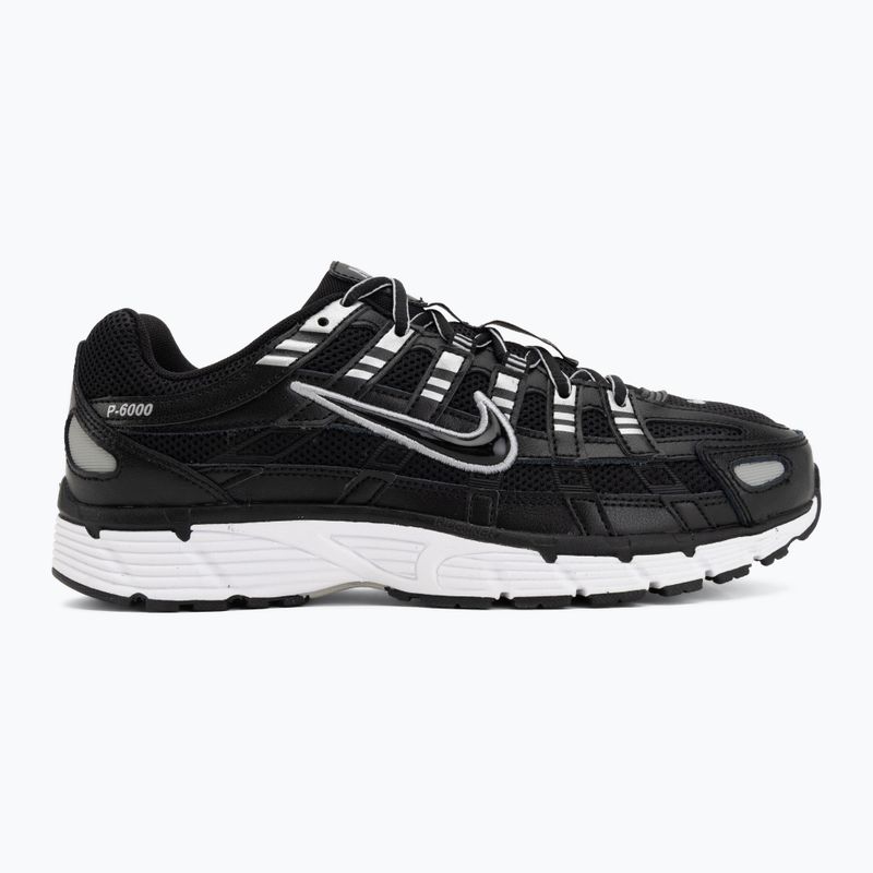 Vyriški batai Nike P-6000 black/white/metallic silver/black 2