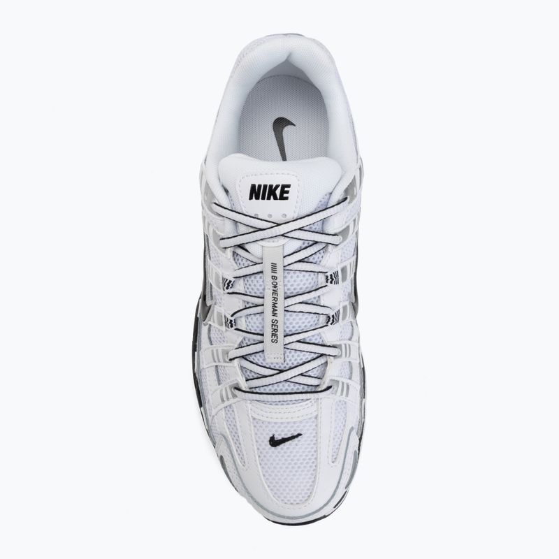 Vyriški batai Nike P-6000 white/metallic silver/black/black 5