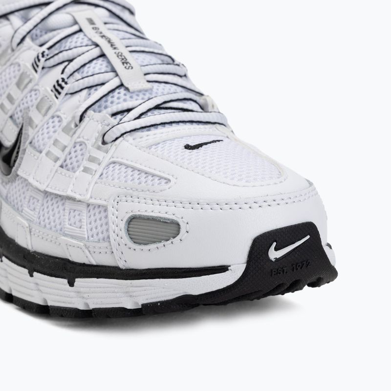 Vyriški batai Nike P-6000 white/metallic silver/black/black 7