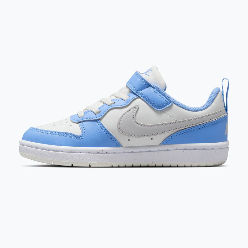 Vaikiški batai Nike Court Borough Low Recraft summit white/cobalt pulse/vast grey 2