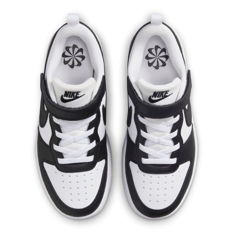 Vaikiški batai Nike Court Borough Low Recraft white/black 4