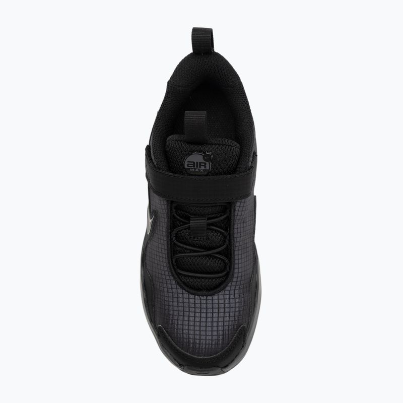 Nike Air Max Nova vaikiški bateliai juodi/antracitiniai/šaltai pilki/vulfo pilki 5