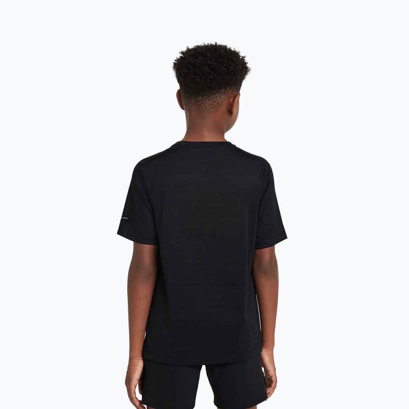 Nike Multi Tech Dri-Fit vaikiški marškinėliai juoda/juoda 2