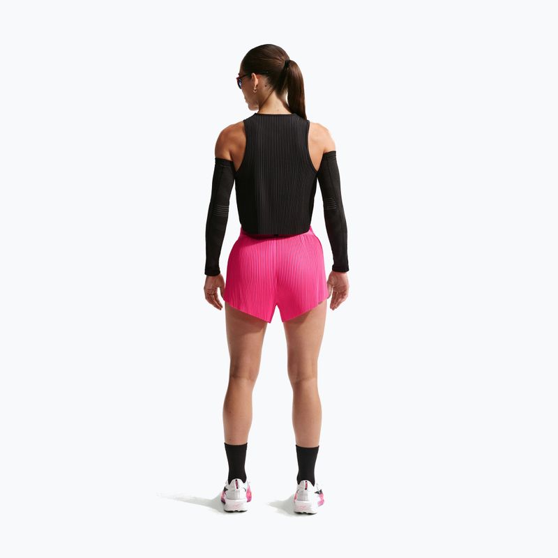 Moteriški bėgimo šortai Nike AeroSwift Dri-Fit ADV Mid-Rise 3" hyper pink/black 3
