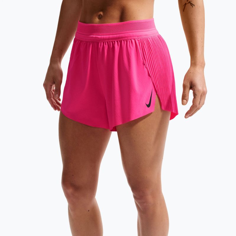 Moteriški bėgimo šortai Nike AeroSwift Dri-Fit ADV Mid-Rise 3" hyper pink/black 5