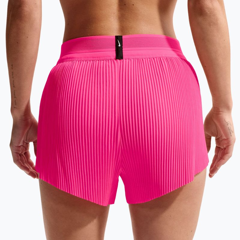 Moteriški bėgimo šortai Nike AeroSwift Dri-Fit ADV Mid-Rise 3" hyper pink/black 6