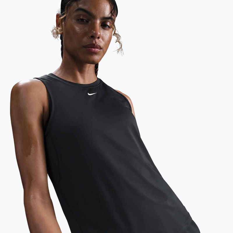 Moteriški treniruočių marškinėliai Nike One Classic Dri-Fit Tank Top black/white 4