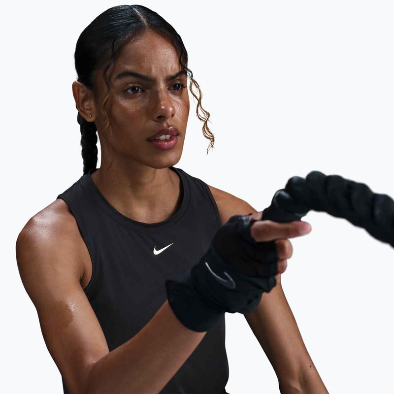 Moteriški treniruočių marškinėliai Nike One Classic Dri-Fit Tank Top black/white 5