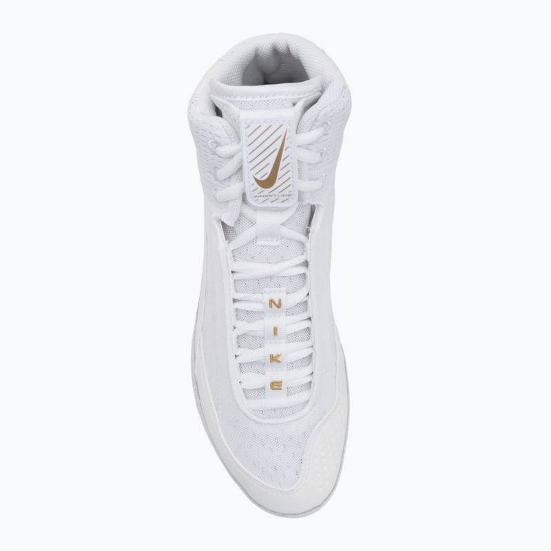 Imtynių bateliai Nike Inflict 4 white/metalic gold/photon dust/black 5