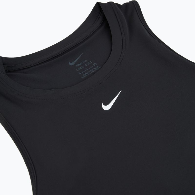 Moteriški treniruočių marškinėliai Nike One Classic Dri-Fit Tank Top black/white 9