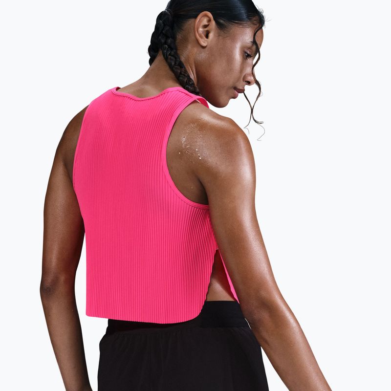 Moteriški bėgimo marškinėliai Nike AeroSwift hyper pink/black 5