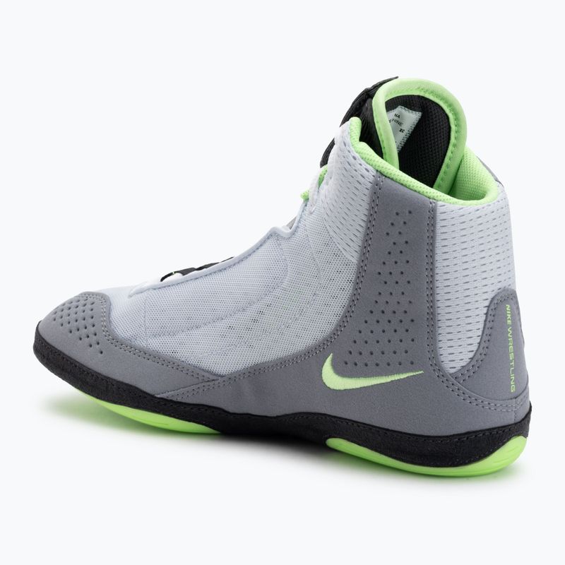 Imtynių bateliai Nike Inflict 4 football grey/lime blast/anthracite/white 3