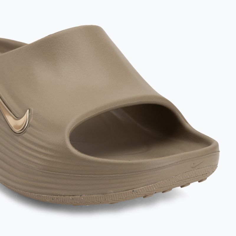 Vyriškos šlepetės Nike ReactX Rejuven8 khaki/khaki/khaki 7