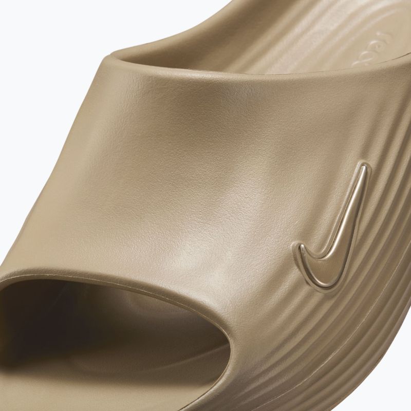 Vyriškos šlepetės Nike ReactX Rejuven8 khaki/khaki/khaki 4