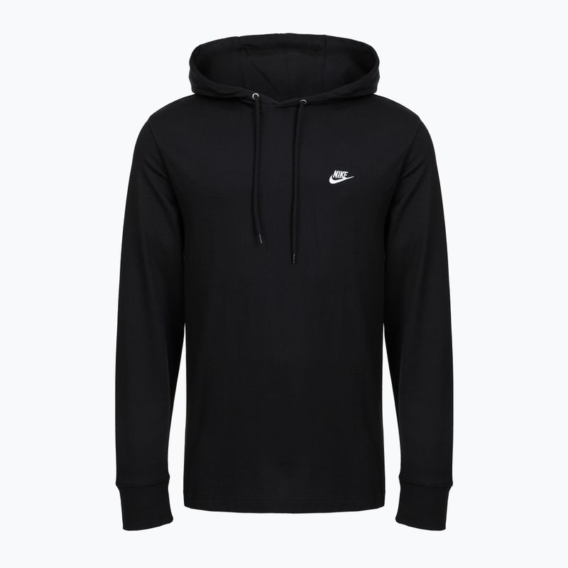 Vyriškas džemperis Nike Sportswear Club Knit Pullover Hoodie black/black/white 4