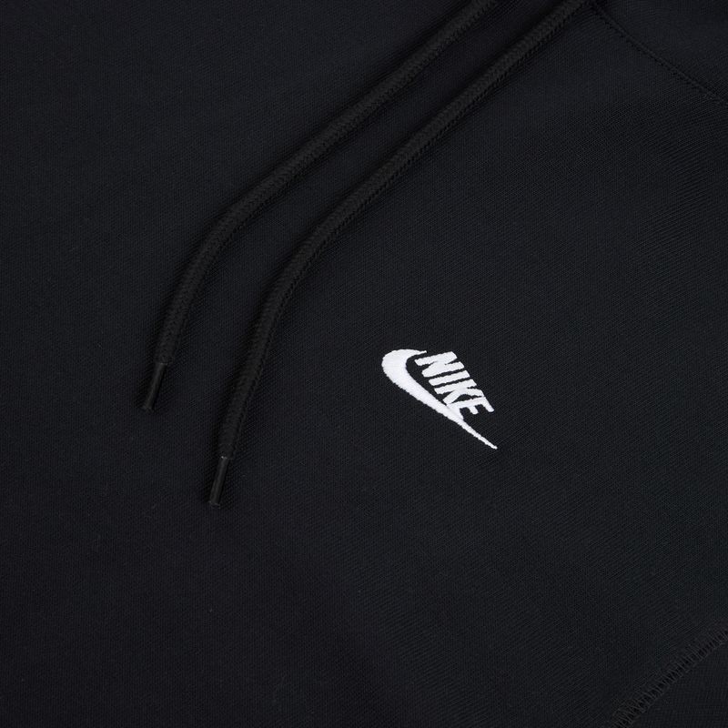 Vyriškas džemperis Nike Sportswear Club Knit Pullover Hoodie black/black/white 6