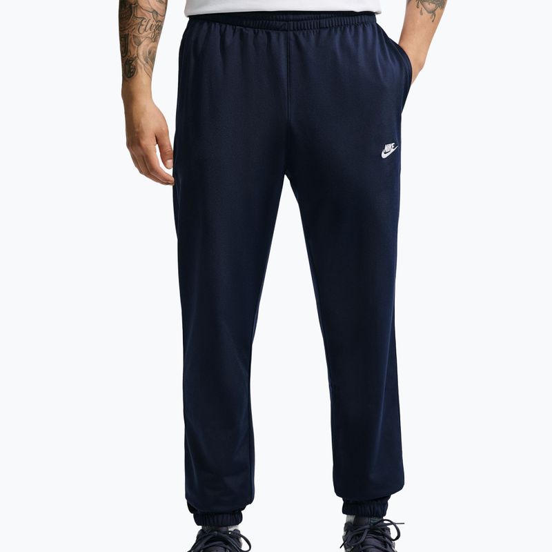 Vyriškas sportinis kostiumas Nike Sportswear Club obsidian/smoke grey/white/white 4