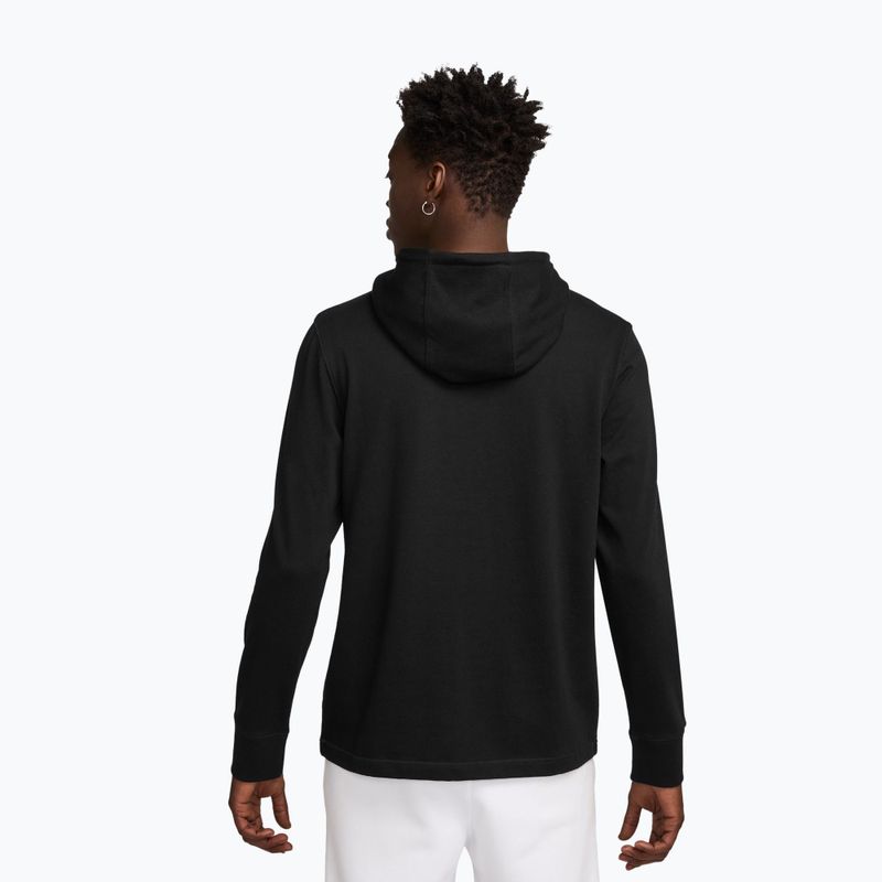 Vyriškas džemperis Nike Sportswear Club Knit Pullover Hoodie black/black/white 2
