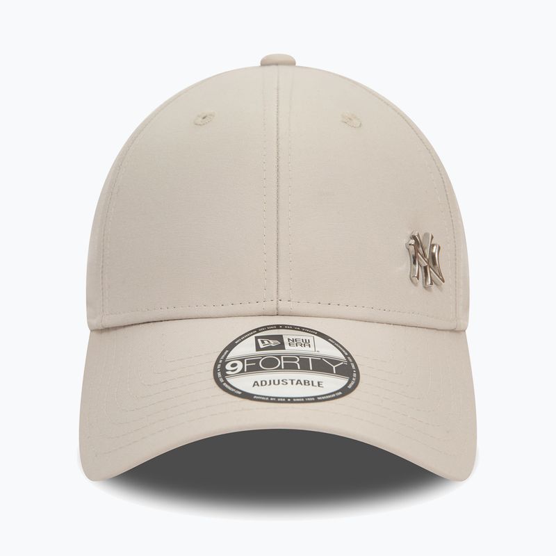 Kepuraitė su snapeliu New Era Flawless 9FORTY New York Yankees light beige 3