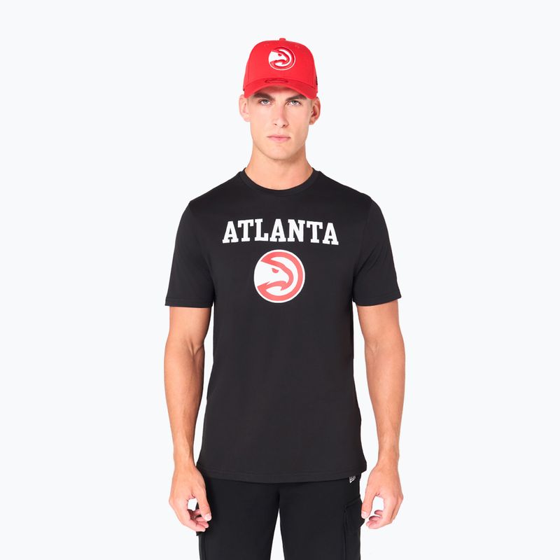 Vyriški marškinėliai New Era NOS NBA Regular Atlanta Hawks black