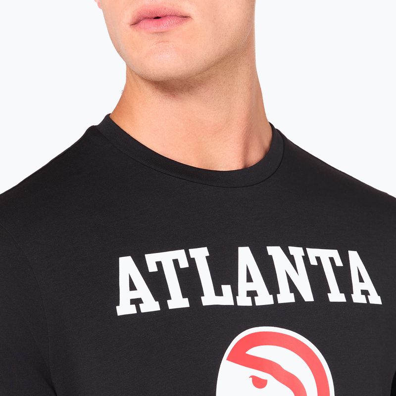Vyriški marškinėliai New Era NOS NBA Regular Atlanta Hawks black 6