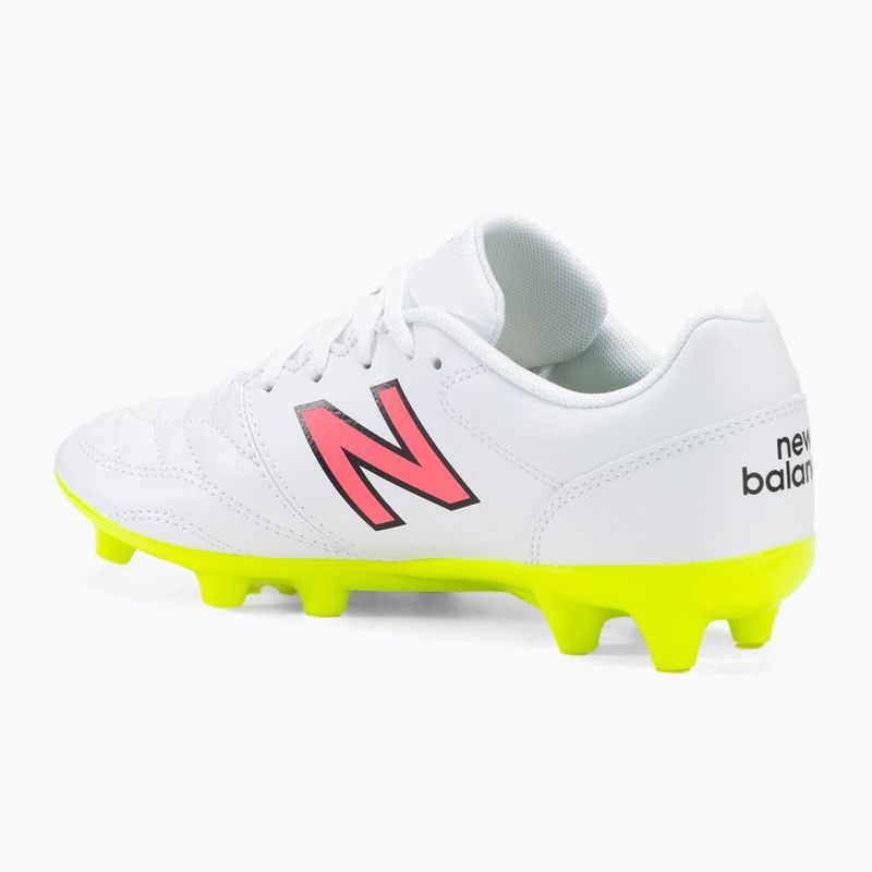 Vaikiški futbolo batai New Balance 442's Academy V2 FG white/green 3