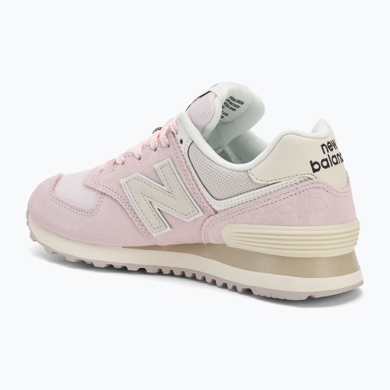 Moteriški batai New Balance 574's V2 light pink/white 3