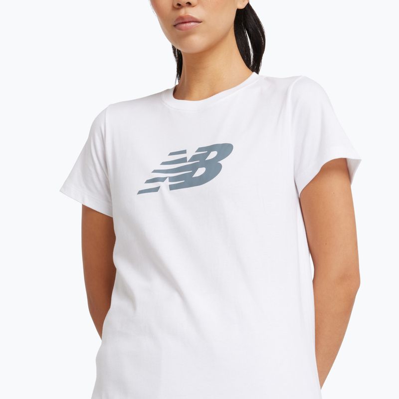 Moteriški marškinėliai New Balance Jersey Logo white 4