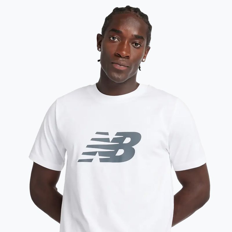 Vyriški marškinėliai New Balance Graphic V Flying balti 4