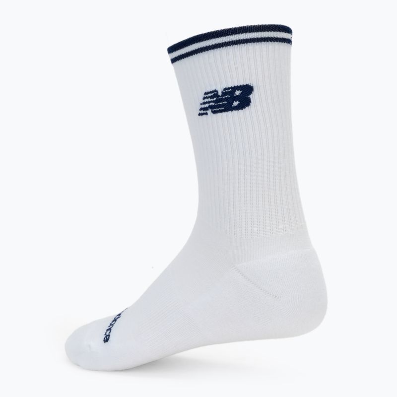 Kojinės New Balance Running Stripe Midcalf 2 poros white 2